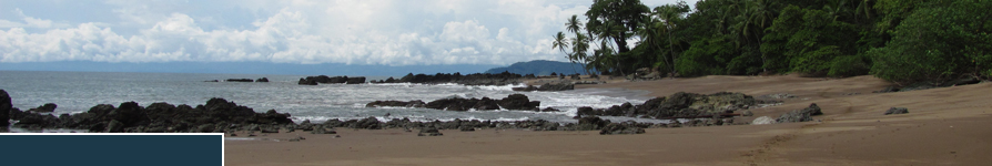 Desserted Beach in Costa Rica